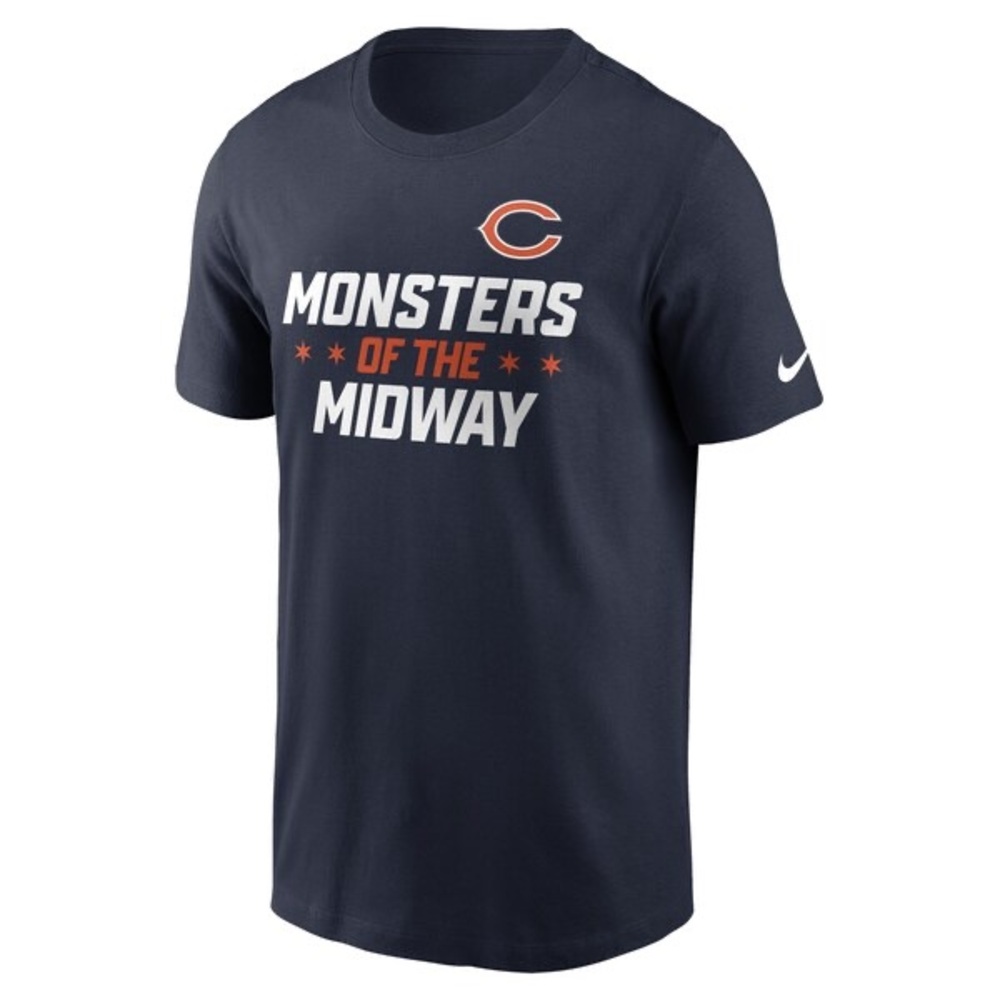 Chicago Bears Nike Dark Blue 'Monsters of the Midway' Tee